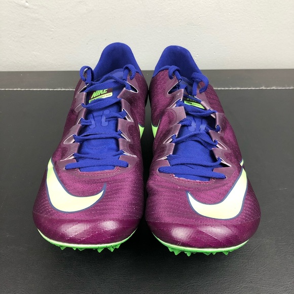 Nike Zoom Superfly Elite Track Spikes Purple Lime - Picture 4 of 8